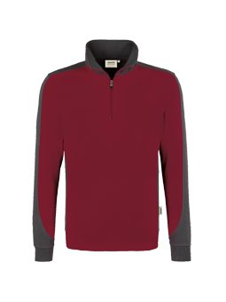 HAKRO Zip-Sweatshirt Contrast Performance